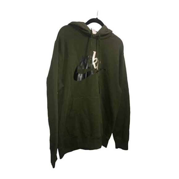 nike Sport Essential Pullover Hoodie Green Large - Picture 2 of 11